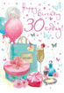 Picture of HAPPY 30TH BIRTHDAY CARD FIMALE